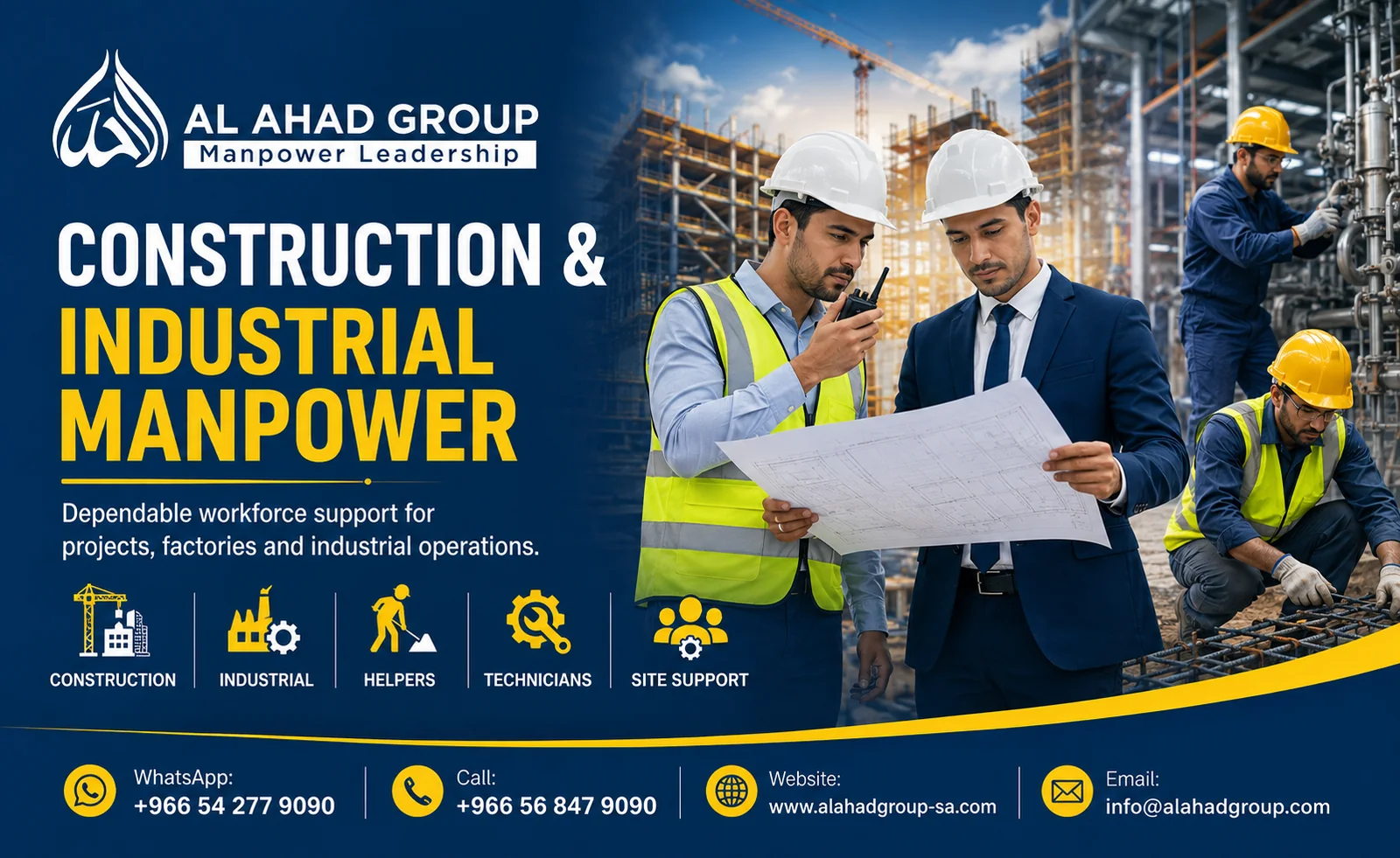 Industrial Manpower in Dammam for Plants and Logistics for Eastern Province industrial workforce planning in Saudi Arabia