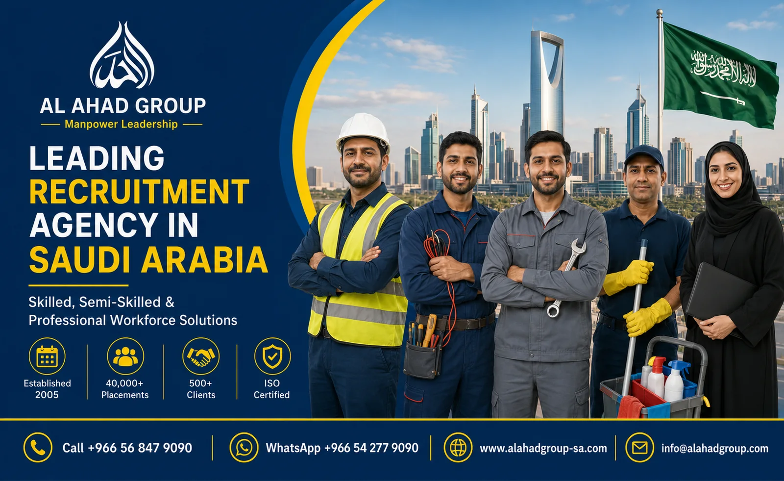 فريق مجموعة الأحد لدعم إسناد القوى العاملة لأصحاب الأعمال في الدمام بالمملكة العربية السعودية